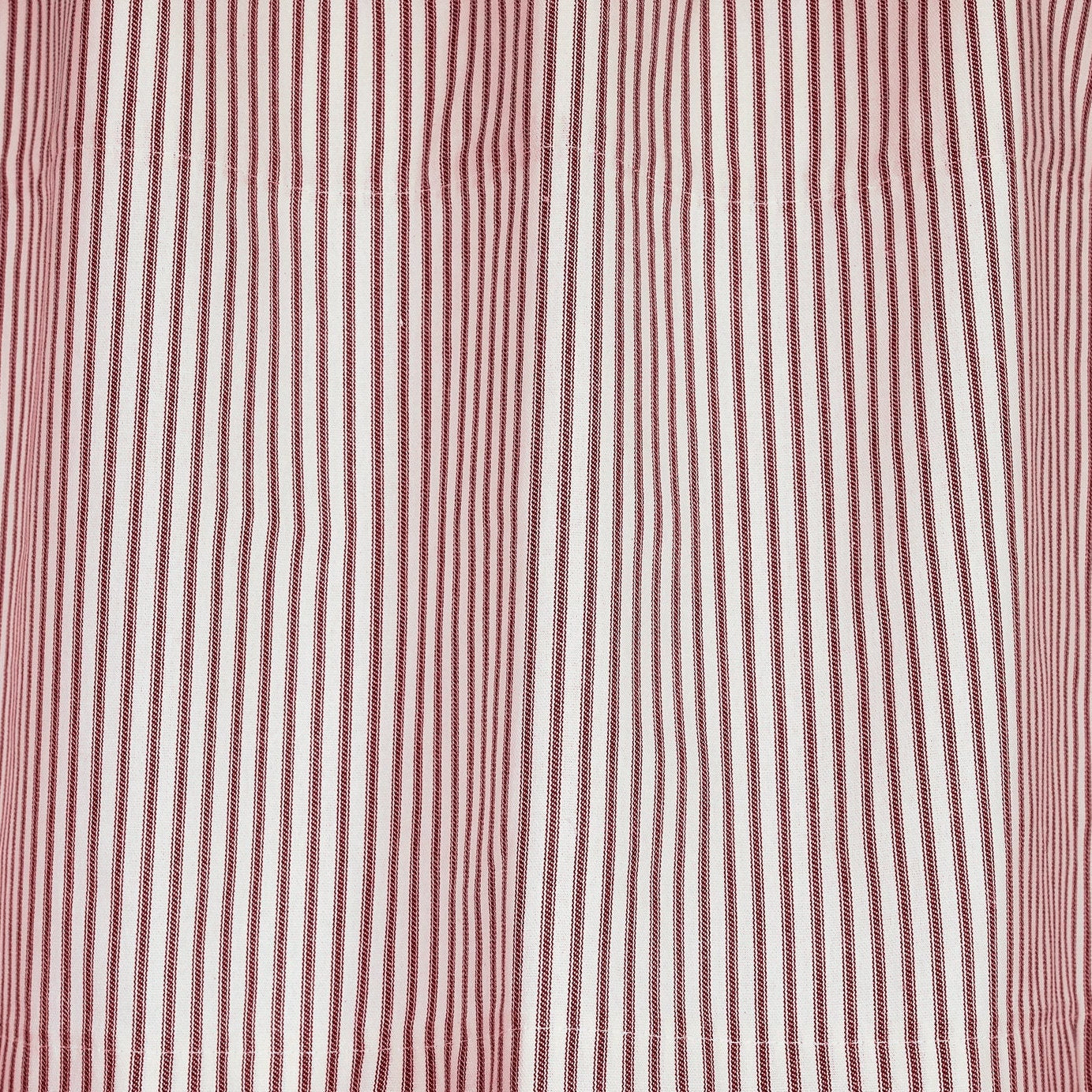 SAMPLE Ticking Stripe Shower Curtain Duvet and Bedding Fabric Sample