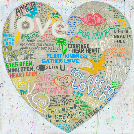 Choose Love Art Print Panels set of 4