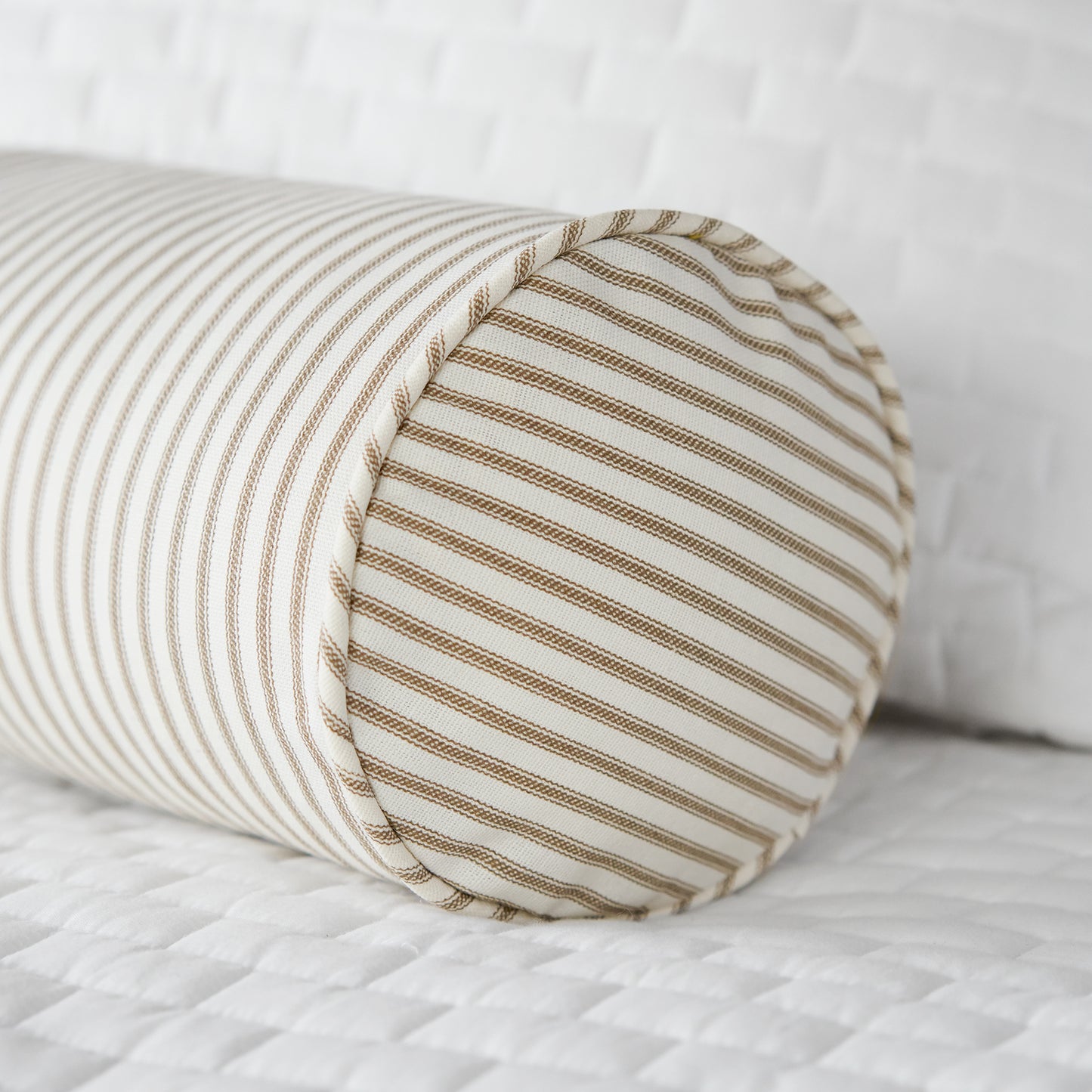7x16 Bolster Neckroll Pillow Ticking Stripe 14 Colors | Made in USA