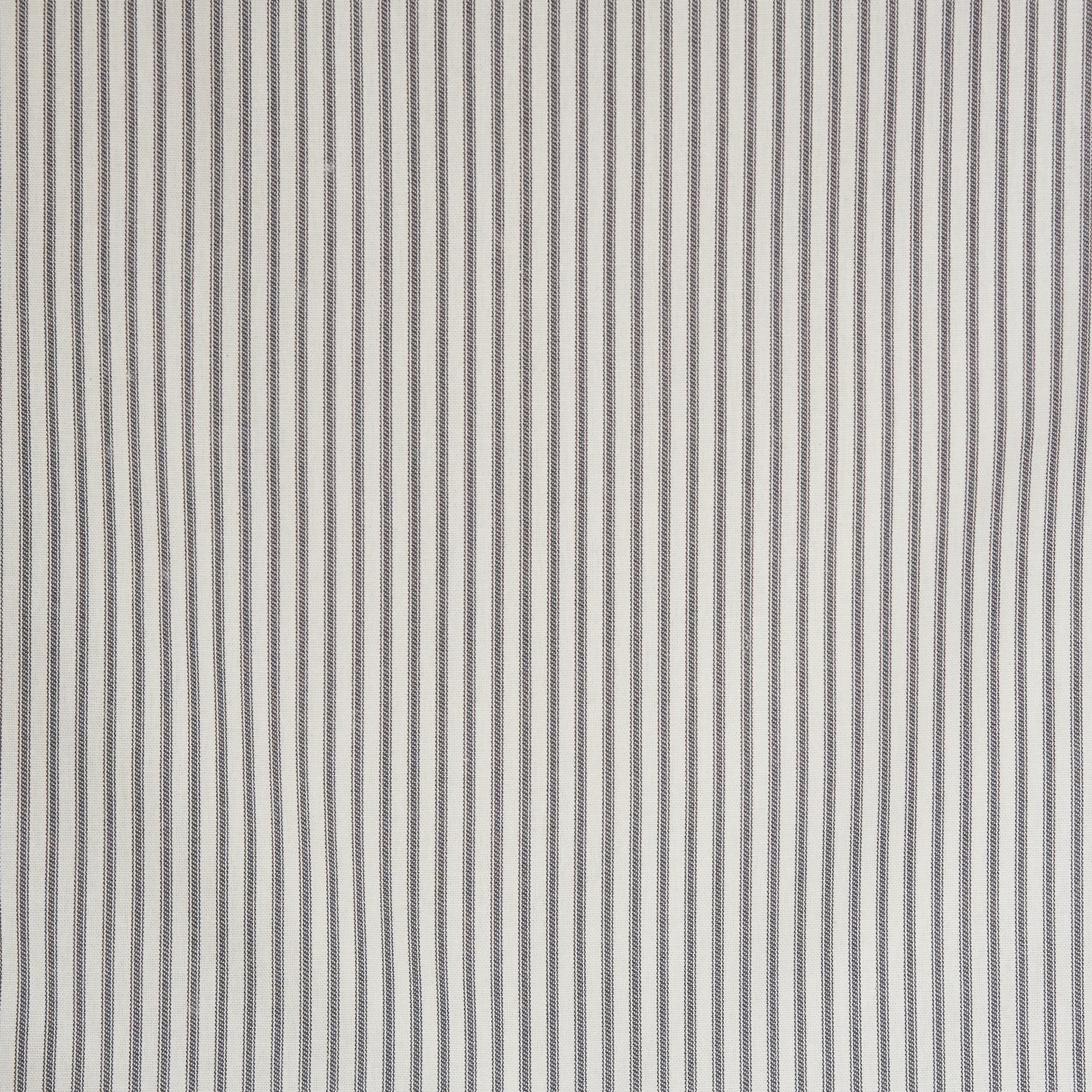 gray and cream ticking stripe closeup