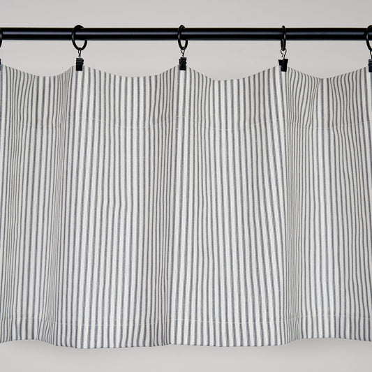 Premium Ticking Stripe Valance 9 Colors | Made in USA