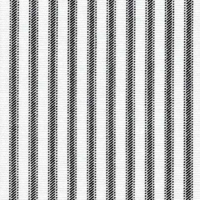 black and white ticking stripe fabric