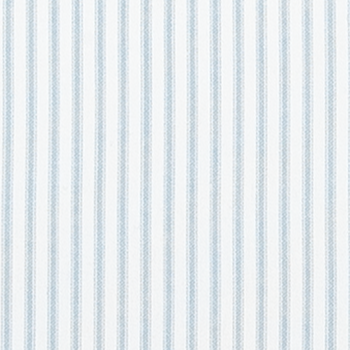 soft weathered blue and white ticking stripe fabric closeup