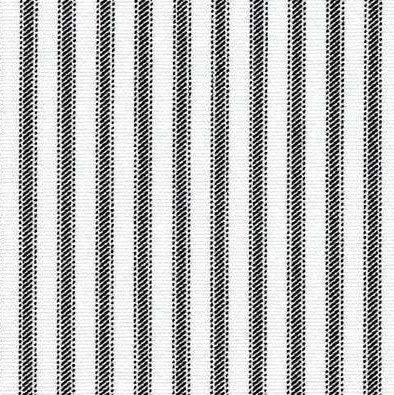 SAMPLE Ticking Stripe Shower Curtain Duvet and Bedding Fabric Sample