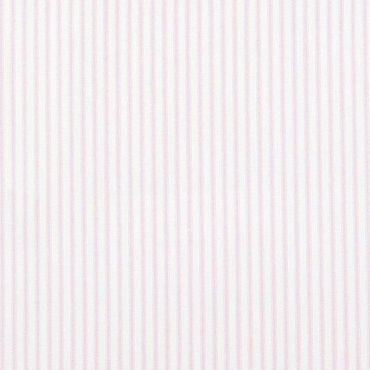 SAMPLE Pink and White Ticking Stripe Fabric Sample