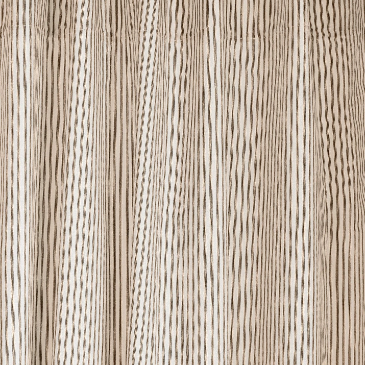 Brown Duvet Cover Set - Ticking Stripe