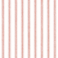Red and White Ticking Stripe Fabric Sample