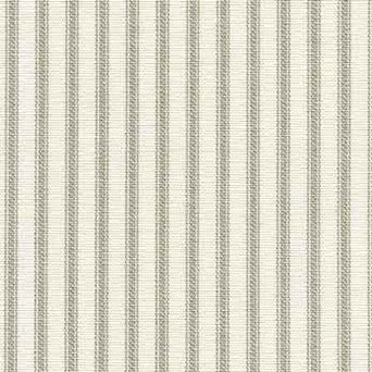 Grey Ticking Stripe Shower Curtain