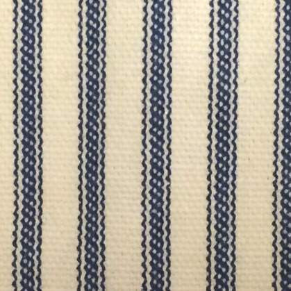 Ticking Stripe Pillow Navy Blue