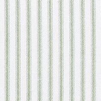 Dark Green and White Fabric Shower Curtain Detail