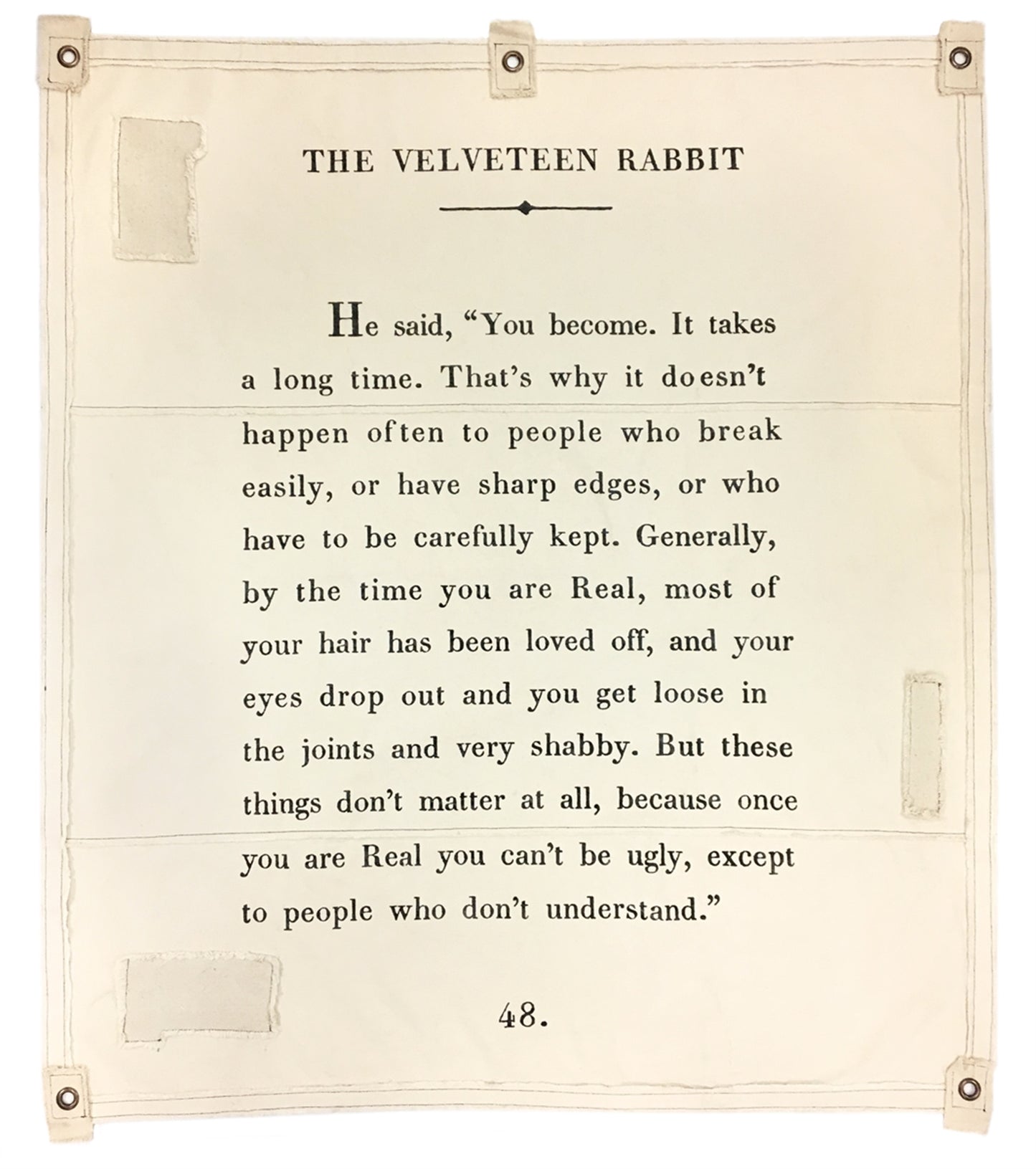Velveteen Rabbit Wall Hanging